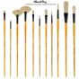 Mimik Hog Professional Synthetic Hog Bristle Brushes