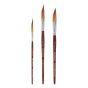 Mimik Synthetic Kolinsky Brush Short Handle Sword Liner Set Of 3 