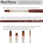 Mimik Kolinsky Synthetic Sable Long Handle Brushes, Set of 12 