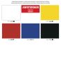 Amsterdam Standard Series Acrylic Paint - Mixing Set of 5, 120ml Tubes