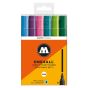 No.2 Basic Colors Set of 6 4mm One4All Acrylic Markers Set of 6