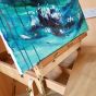 Monet French Easel, Adjustable Canvas Holder