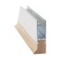 MUSEO ALU-Frame Aluminum Stretcher Bars 15/16" Profile 48" (Pack of 2) 