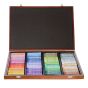 Mungyo Gallery Soft Oil Pastels Wood Box Set of 72 - Assorted Colors