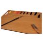 Made with furniture grade hard white maple wood