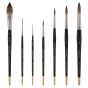 NY Central Oasis Synthetic Watercolor Classic Brush Set of 7