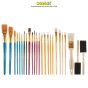 Economical brushes for art, craft, hobby and home