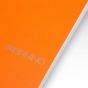 Fabriano EcoQua Notebook 5.8 x 8.3" Dot Grid Glue-Bound Orange