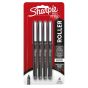 Sharpie Rollerball Pens Pack of 4 - Black