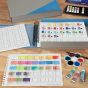 Perfect for cataloging and preserving watercolor and multimedia swatches