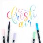 Tombow Dual Brush Pen Set Of 10 - Pastel Colors