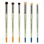 Set of 6 Soft & Stiff Pastel Blending Brushes