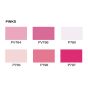 Marvy Uchida Le Plume 3000 Permanent Brush Tip Markers (Set of 6) Pinks