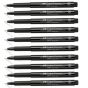 Faber-Castell Pitt Pen Box of 10 Extra Superfine (0.1mm) - Black 