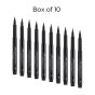 Faber-Castell Pitt Brush Pen Box of 10 No. 199 - Black