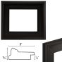 Plein Air Style Frame, Black 12"x24" Details
