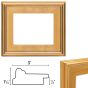 Plein Air Style Frame, Gold 6"x8" - Box of 10 Details