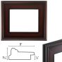 Plein Air Style Frame, Mahogany 12"x24" Details