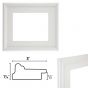 Plein Air Style Frame, White 16"x20" - Box of 6 Details