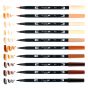 Tombow Dual Brush Pens Set of 10 - Portrait Set