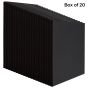 Practica Black Stretched Canvas Set of 20 16x20" - Black