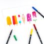 Tombow Dual Brush Pens Set of 10 - Primary Set