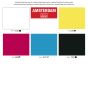 Amsterdam Standard Series Acrylic Paint - Primary Colors Set of 5, 120ml Tubes
