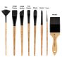 Princeton Catalyst Polytip Bristle Synthetic Short Handle Brushes
