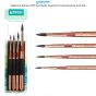 Princeton Neptune Series 4750 Synthetic Squirrel Travel Brushes and Set