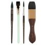 Princeton Neptune Synthetic Squirrel Series 4750 4-Piece Short Handle Professional Set