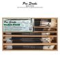 Pro-Stroke Premium White Bristle Brushes 180-Count Class Pack