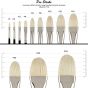 Processed to a unique softness, the bristles work in unison for sure strokes