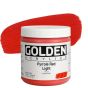 GOLDEN Heavy Body Acrylic 8 oz Jar - Pyrrole Red Light