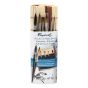 Raphael Precision Mini Brush Travel Set of 6 with Bamboo Roll-Up