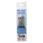 Mini Travel Brush Set of two Rounds, a Flat and a Filbert