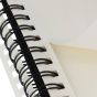  sturdy black double wire spiral binding with micro perforated sheets for easy removal