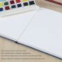 300 gram (140lb imperial) Weight Acid-Free Paper Cold Pressed Fine Texture Soft White Color