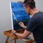 Tempered by hand to instill the right amount of flexibility for painting
