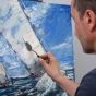 Fill large and small areas with texture and lines