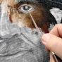 Ideal for creating thin straight lines and delicate marks