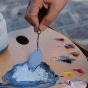 Excellent for applying, removing, scraping, and moving paint color