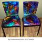 Rick Cheadle likes to re-purpose everyday household furniture and turn it into a piece of artwork