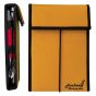 Folds flat for storage, travel and safe keeping of brushes