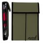 Folds flat for storage, travel and safe keeping of brushes