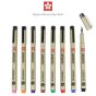 Pigma Brush Tip Pen Set of 8 Assorted Colors