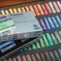 extra-soft artists’ pastels with a soft and intensive application of color