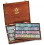 Schmincke Soft Pastels Walnut Stained Wood Box Set of 200 - Assorted Colors