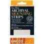 Lineco See-Thru Mounting Strips 60 Pack