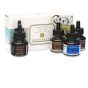 30ml Bottles of : China (Black), Cobalt Blue, Sepia, and Walnut Stain