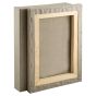 Clear Primed Stretched Linen Canvas - 1-1/2" Boxes Of Three